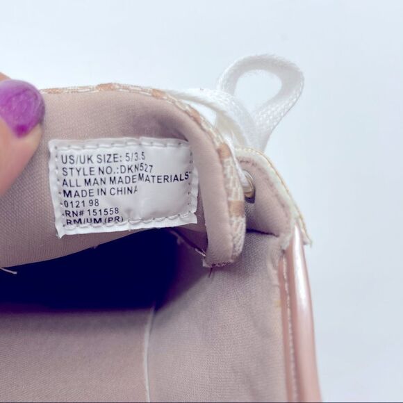 DKNY Big Girls Cam Jacquard Sneakers Size 5 - Picture 12 of 12